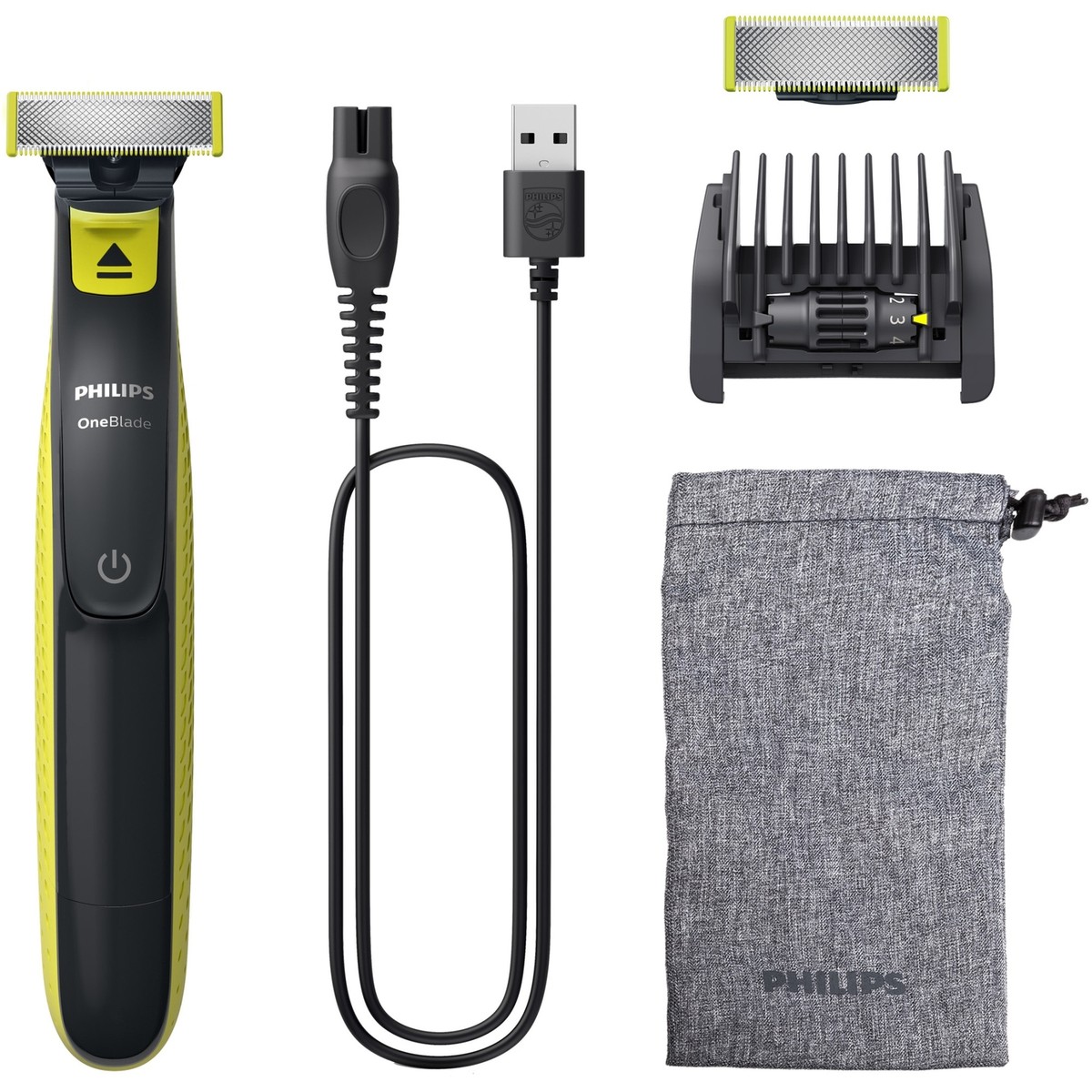 Philips OneBlade QP2834/70 本体 メンズシェーバー ⑤ Philips Norelco OneBlade 360 Face + Body | Philips Norelco