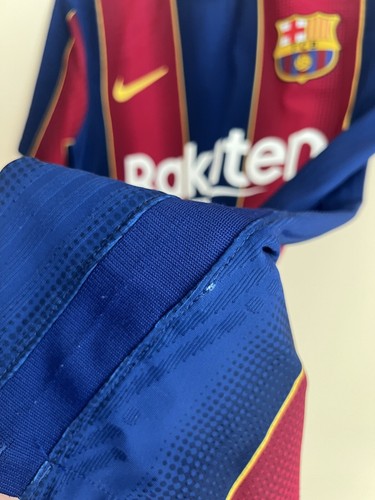 FC Barcelona 2020 2021 Home Nike VAPORKNIT Player Issue Jersey Shirt Size S Men - Picture 14 of 14