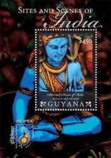 Guyana 2011 - Indipex Scenes Of India - Souvenir Stamp Sheet - Scott #40