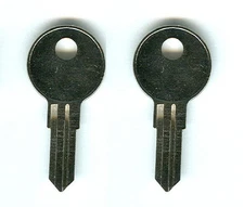 (2) Pop & Lock Leer Deflecta Shield Keys Cut to Your Key Codes J201-J300