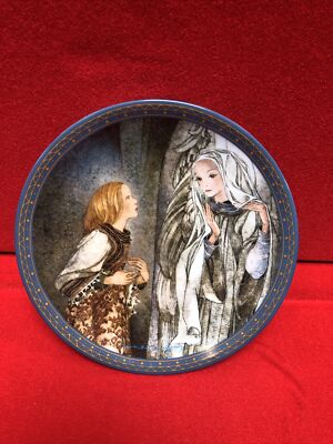 Collectors Plate '' Die Vision'' By Sulamith's Liebeslied from 1983