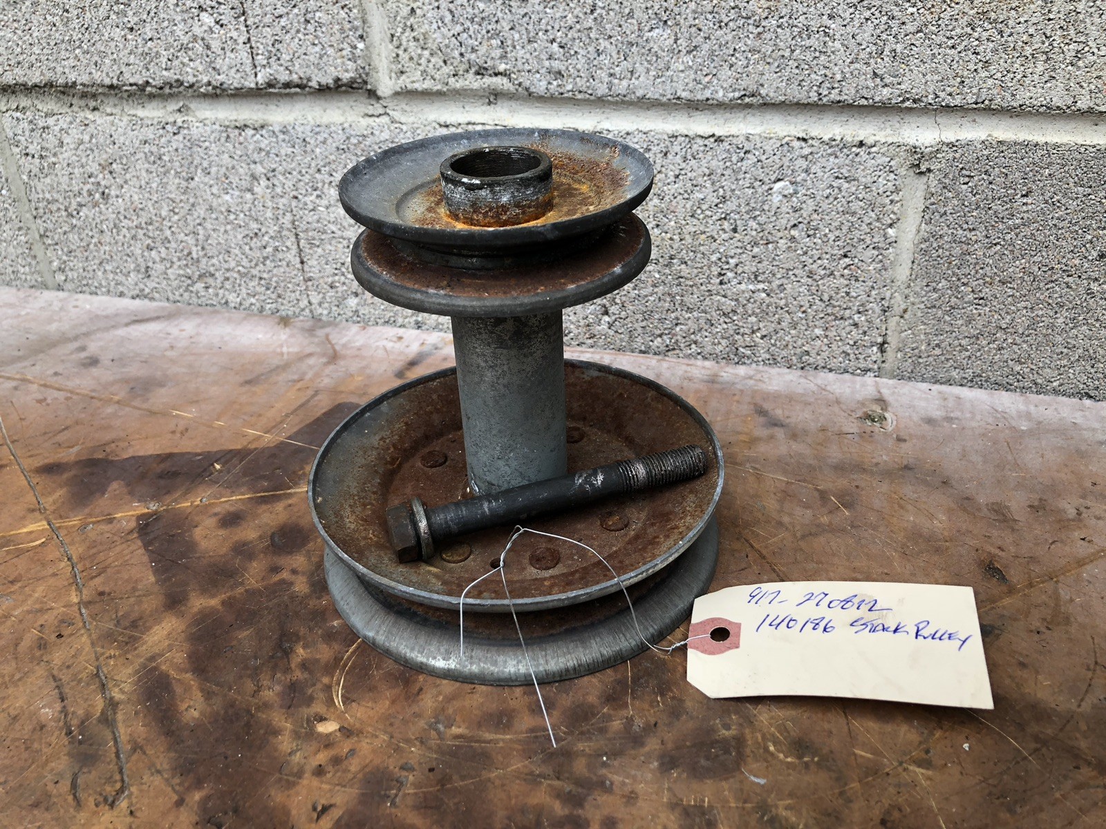 CRAFTSMAN RIDING MOWER CRANKSHAFT PULLEY 140186 eBay