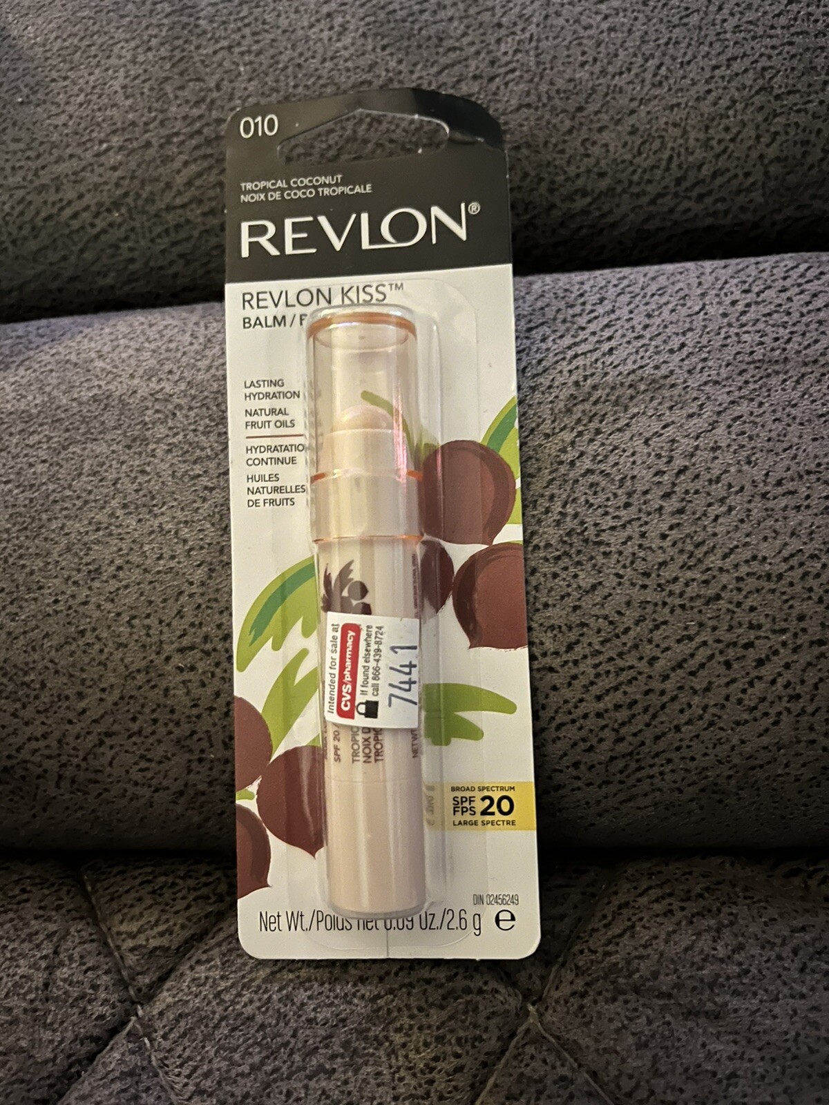 Revlon Kiss Balm in Tropical Coconut SPF 20 – New Sealed Fast Ship-image