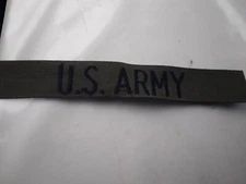 Patch- U S Army Vintage Subdued Tape- Cotton And Thread (22-1322)