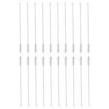 20Pcs Straw Cleaner Brush Set 12 Inch Length 20mm OD Nylon Bristles, White