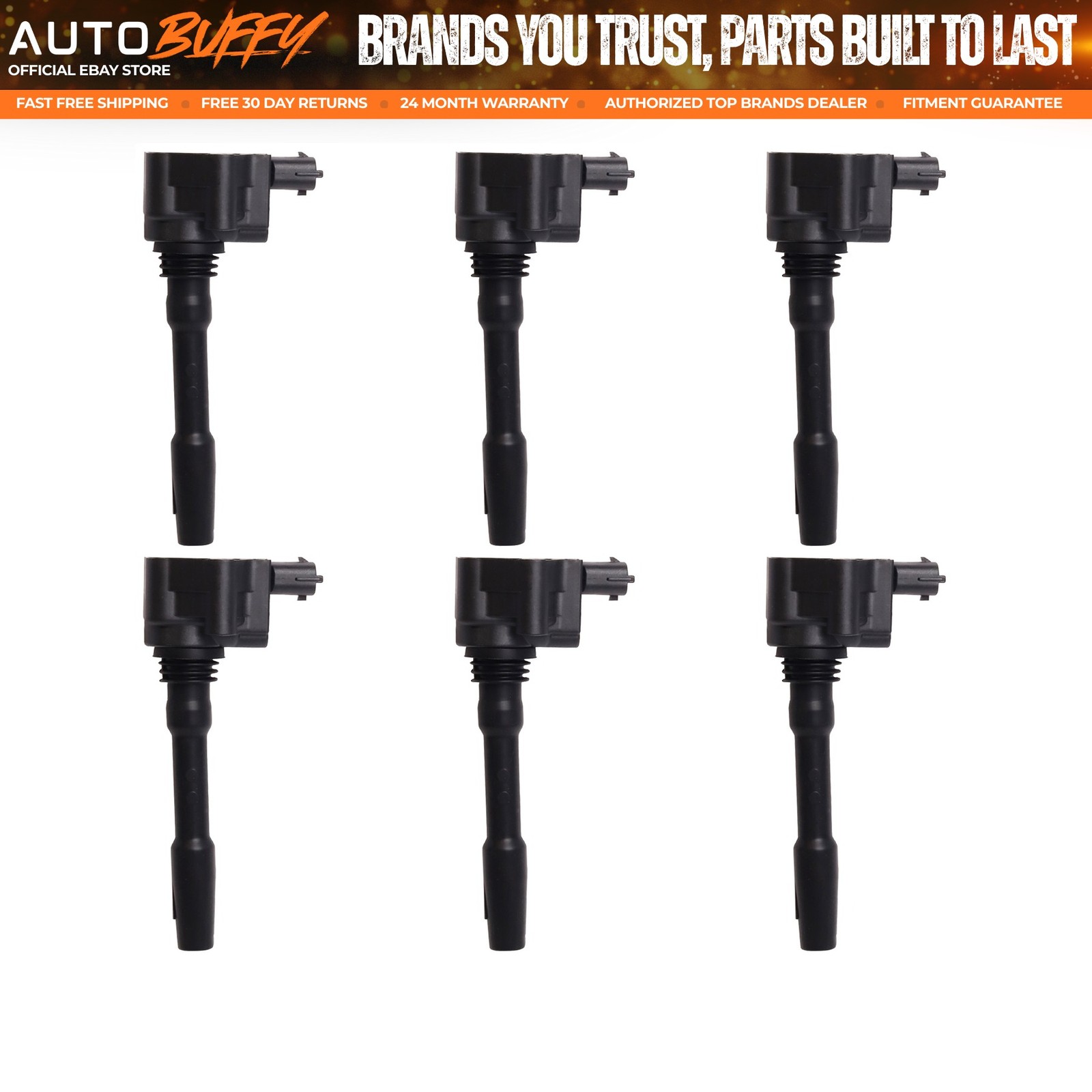 Aceon 7805-5301-06 Ignition Coil Set Fits 2014-2020 Maserati Ghibli & More