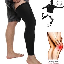 Compression Sleeve Socks Calf Support Leg Brace Thigh High Pain Relief Women Men