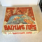 VINTAGE 1968 BATTLING TOPS IDEAL FAMILY BOARD GAME 6 TOPS 8 PULLERS  Be A Champ!