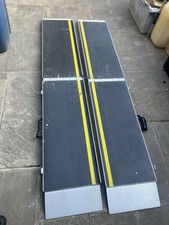Ez Access Folding 6 Foot Folding Ramps Heavy Duty Mobility Scooter x 2 portable