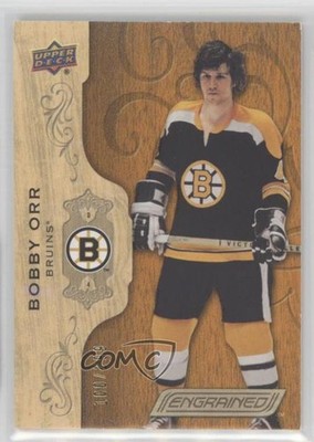 2018-19 Upper Deck Engrained Legends 100/299 Bobby Orr #33 HOF 0a6