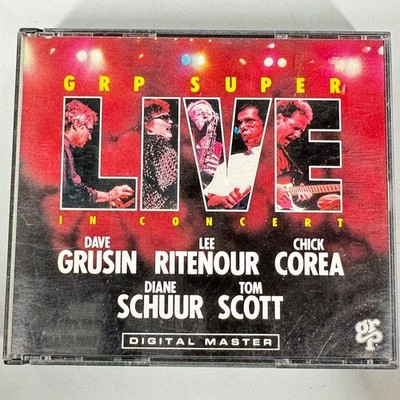 GRP Super Live In Concert CD 1988 Jazz Fusion Digital Master GRP Records