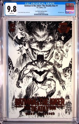 Batman & the Joker: The Deadly Duo Local Comic Shop Day Edition Foil B&W CGC 9.8