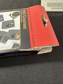 Nintendo NES Classic (4) Game Cartridge Coasters Super Mario Donkey Kong Metroid