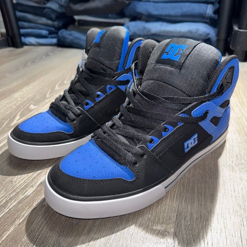DC Men’s Pure High Top Wc ADYS400043 Size 12 Blue/Black Excellent Condition