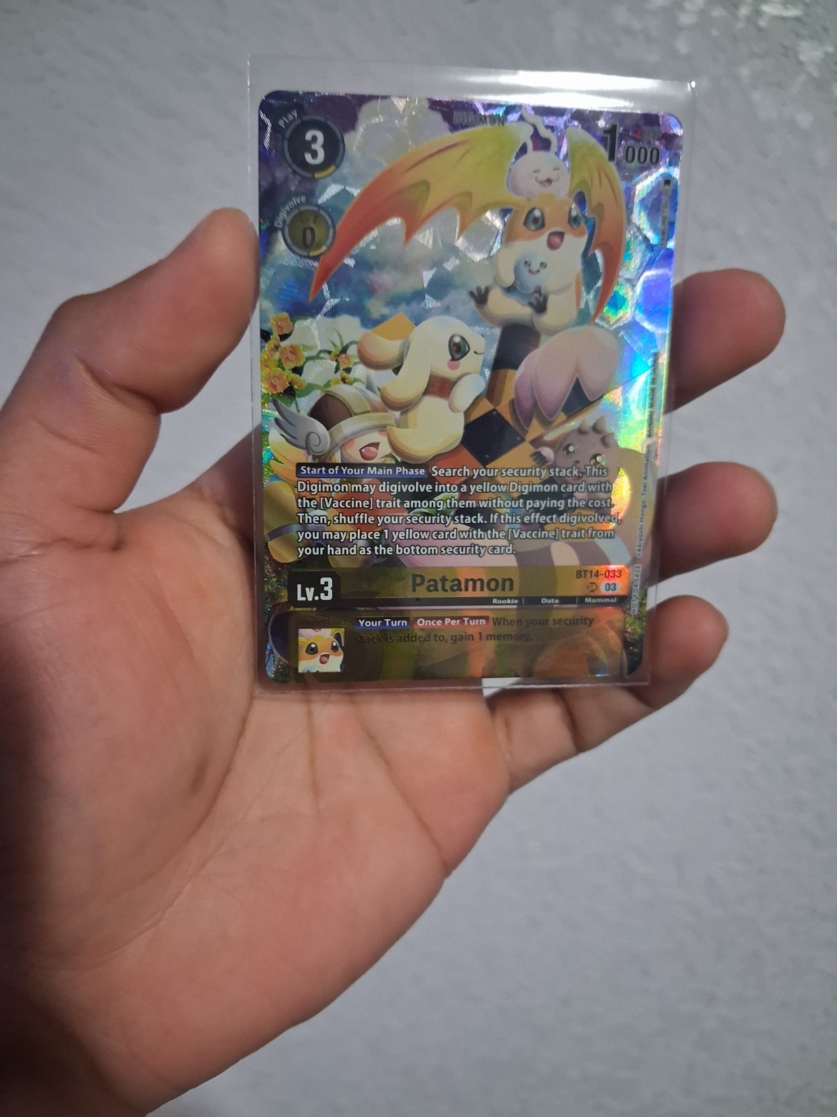Digimon World Convergence Patamon celebration pack Bt14-033