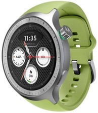 MOTOROLA moto watch Smartwatch Matte Black / Green band Strap, Free Size 