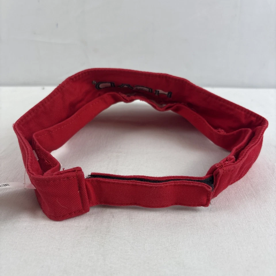 Head Proformance Visor Tennis Adjustable Red Embroidered NEW Without Tags NOS  - Image 3 of 4