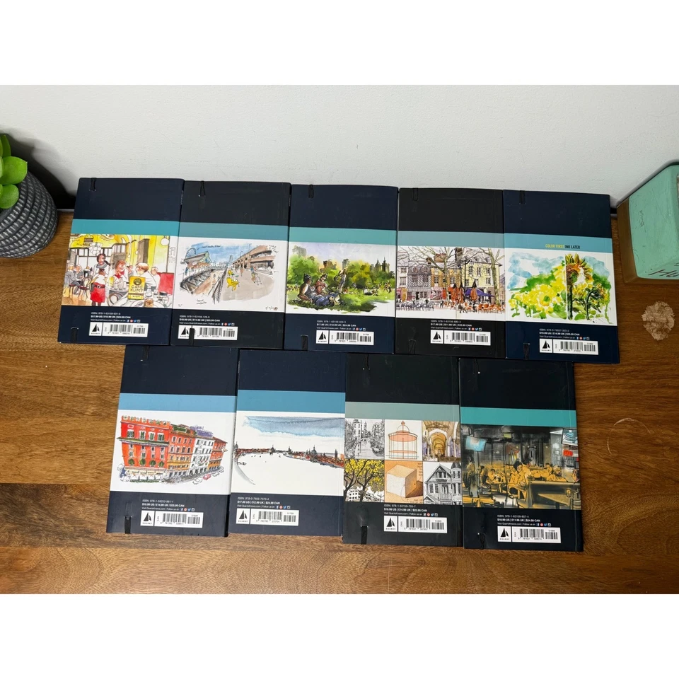 The Urban Sketching Handbook 9 Book Set Drawing Architecture Perspective Color - Image 2 of 2