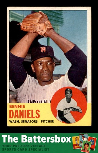Bennie Daniels #497 1963 Topps card