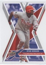 2008 Upper Deck X Die-Cut Ryan Howard #76 00ah