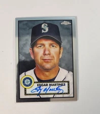 2021 TOPPS  CHROME PLATINUM ANNIVERSARY AUTO EDGAR MARTINEZ#PA-EMR