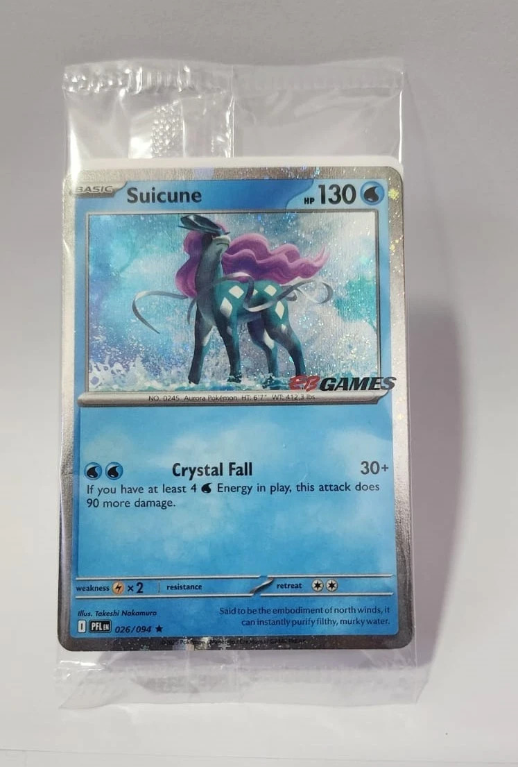 EB Games Suicune 026/094 Phantasmal Flames Stamped Promo SEALED | eBay