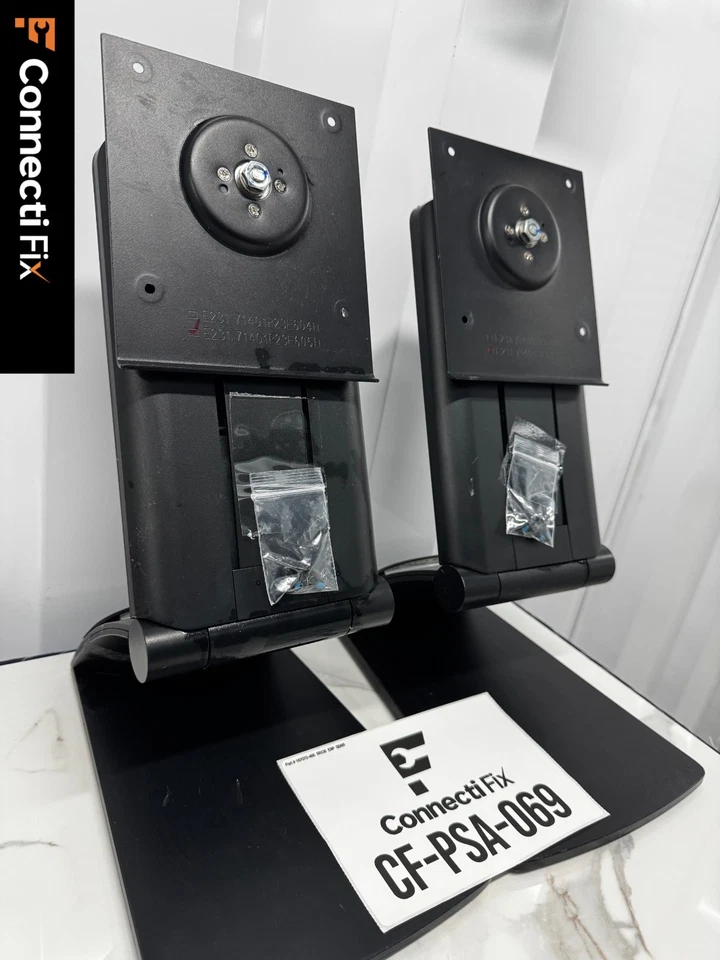 Set of 2-HP EliteDisplay Monitor Display Stand Base CX-E231 E231 71401P23E604H - Image 2 of 4