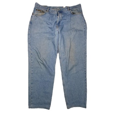 Clavin Klein Baggy Easy Fit Jeans Hose Damen W38 L 34 Blau Denim