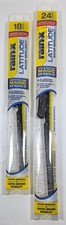 New Genuine Rainx Latitude 24 18 Water Repellant Windshield Wiper Blades Set