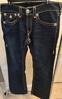 True Religion Men's Vintage Billy Super T Bootcut Jean Size 33 X