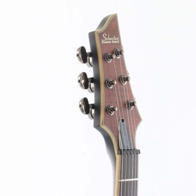 Schecter Banshee Elite 6 CEP E-Gitarre Ahorn Nussbaum Hals Esche Korpus gebra...