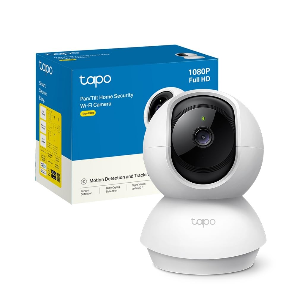 Telecamera Wi-Fi C200 Sorveglianza Casa - Visione Notturna e 360° FHD