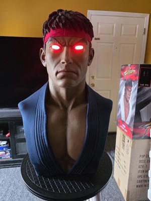PCS EVIL RYU Life Size Bust Artist Proof of 120 STREET FIGHTER Sideshow 