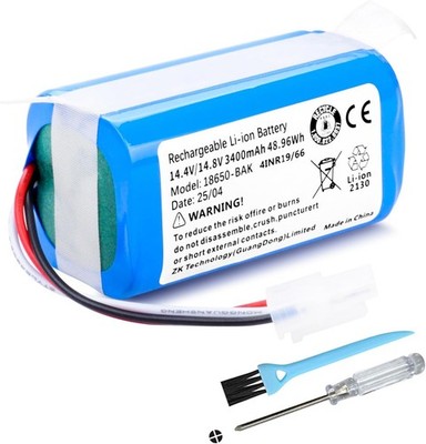 3400mAh Vacuum Battery Replacement for Miele Scout RX1 HS17 RX1 SJQL0 Scout RX2