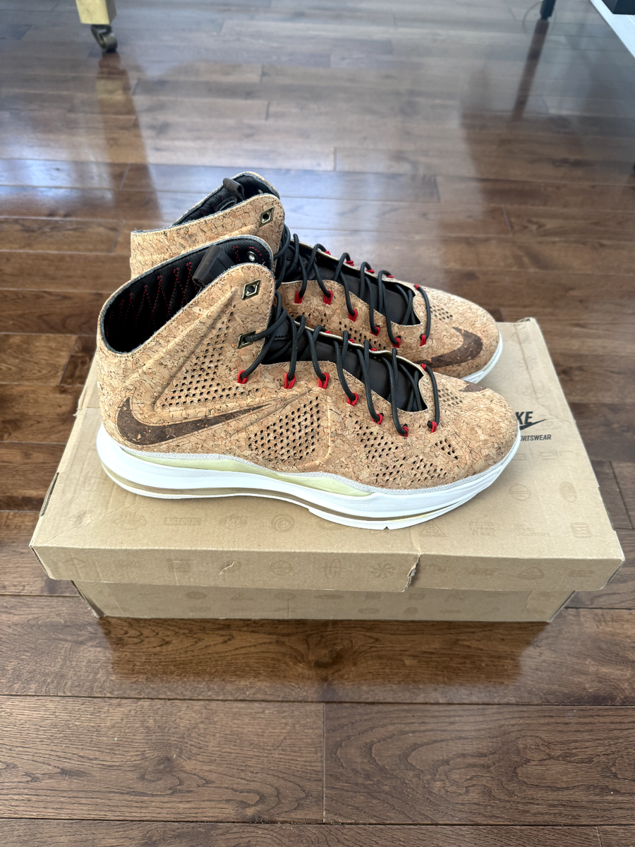 Size 10.5 - Nike LeBron 10 EXT QS Cork for sale online | eBay