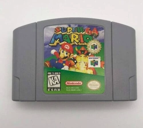 Authentic Super Mario 64 Cartridge (Nintendo 64, 1999)