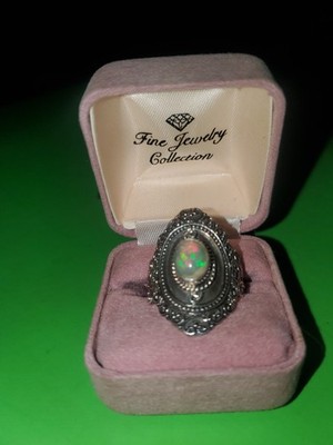 Echter äthiopischer Welo Opal Ring (Gr.9) TGW 1,25ct Bali Legacy 