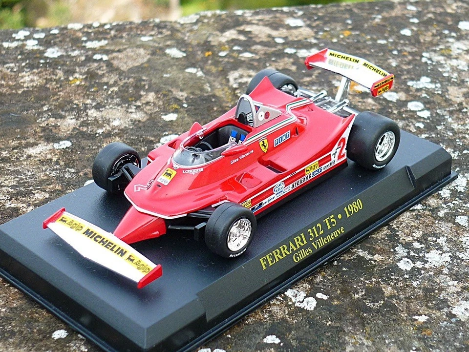 🔹🔹🔹 FERRARI 312 T5 1980 VILLENEUVE 1:43 COLLEZIONE FERRARI F1 MODELLINO🔹🔹🔹 - Immagine 2 di 4
