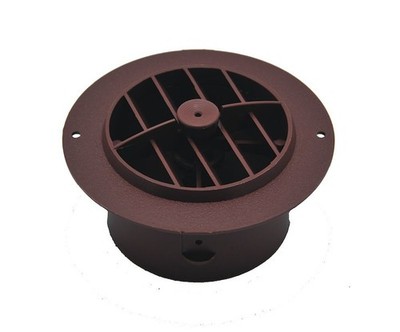 American Motorhome RV Plastic Floor Vent, Brown 013-060