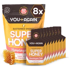 Super Honey Clean Energy Gel, Honey & Himalayan Salt | Electrolyte Replenishment