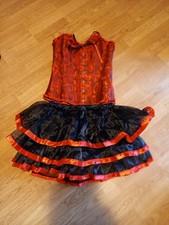KUOSE Moulin Rouge Gothic Corsagenkleid Korsett Spitzenrock M schwarz rot