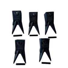 5PK FOR X156 Twin Tiger Rock Bucket Teeth Tooth X156WTL X156WT w Roll Pins  P156