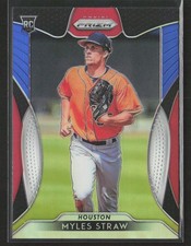 Myles Straw 2019 Panini Prizm #96 Red, White, & Blue Prizm Houston Astros