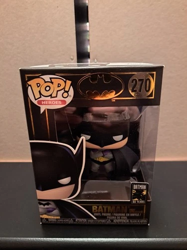 Funko Pop! DC Comics Batman 80 Years First Appearance # 270 W Pop Protector