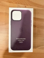 iPhone 13 Pro Max Leather Case Dark Cherry Used See Photos