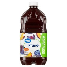 Great Value 64 fl oz 100 Prune Juice  Nutritious, Convenient Size New