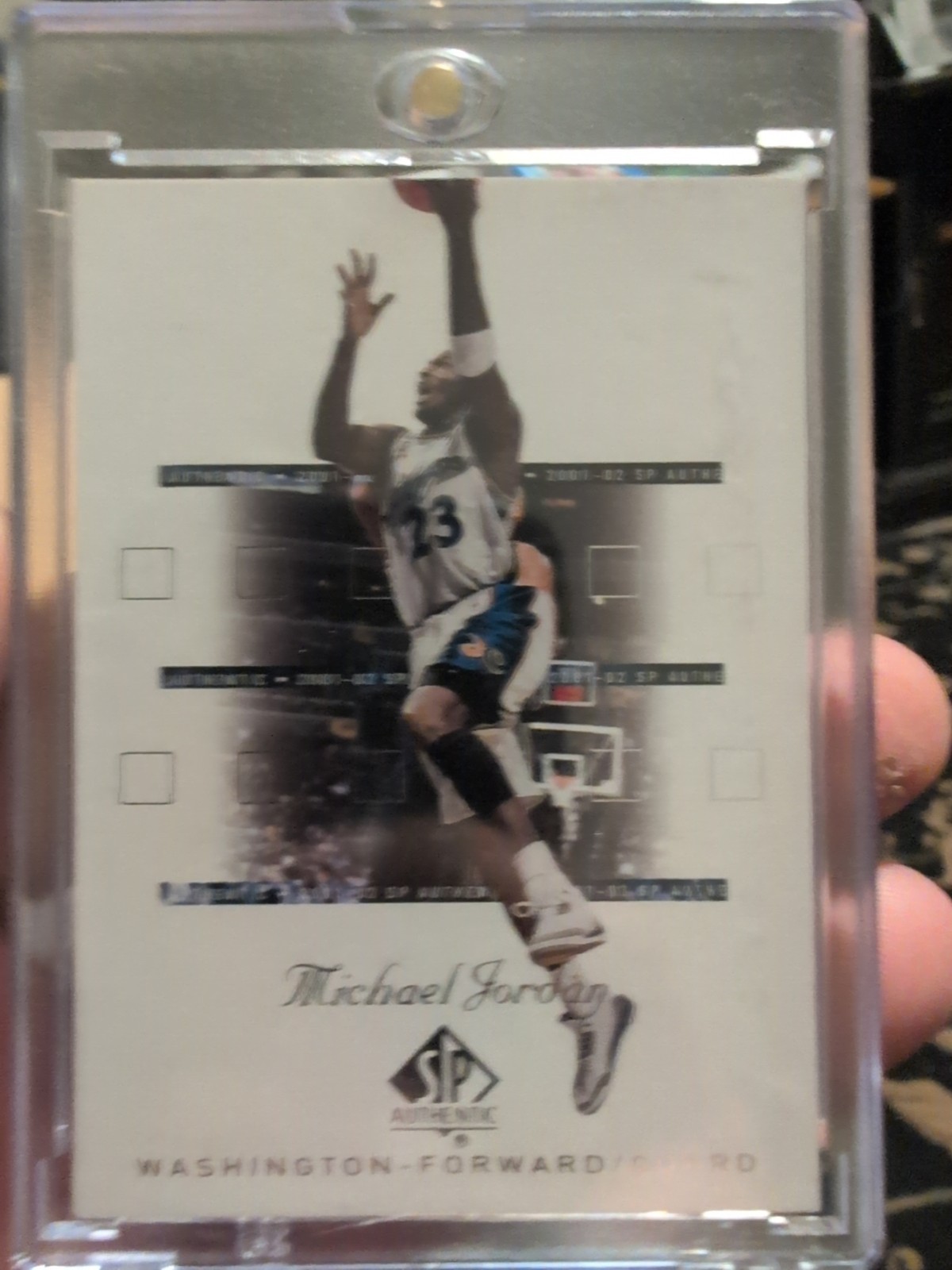 2002 UPPER DECK MICHAEL JORDAN WIZARDS SP AUTHENTIC SPA-1 SAMPLE RARE BULLS 💎