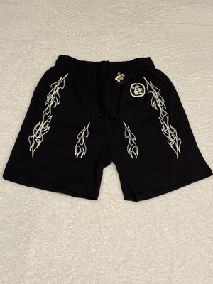 Hellstar Studios Black Flame Shorts (Black) Size S,M,L,Xl NEW