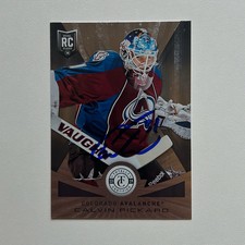 2013-14 Score Hot Rookies #599 CALVIN PICKARD Autographed Rookie Card