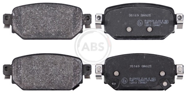 Bremsbelagsatz Scheibenbremse A.B.S. 35169 FüR BM BN CX Mazda DK Bmlfp Bmlfs BM4-image